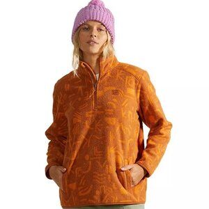 Billabong women’s adventure division orange fleece (M)